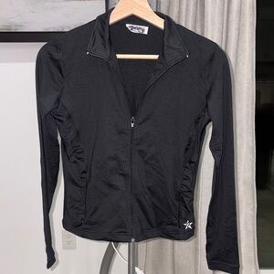 Rebels Black Jacket with Logo Detail
